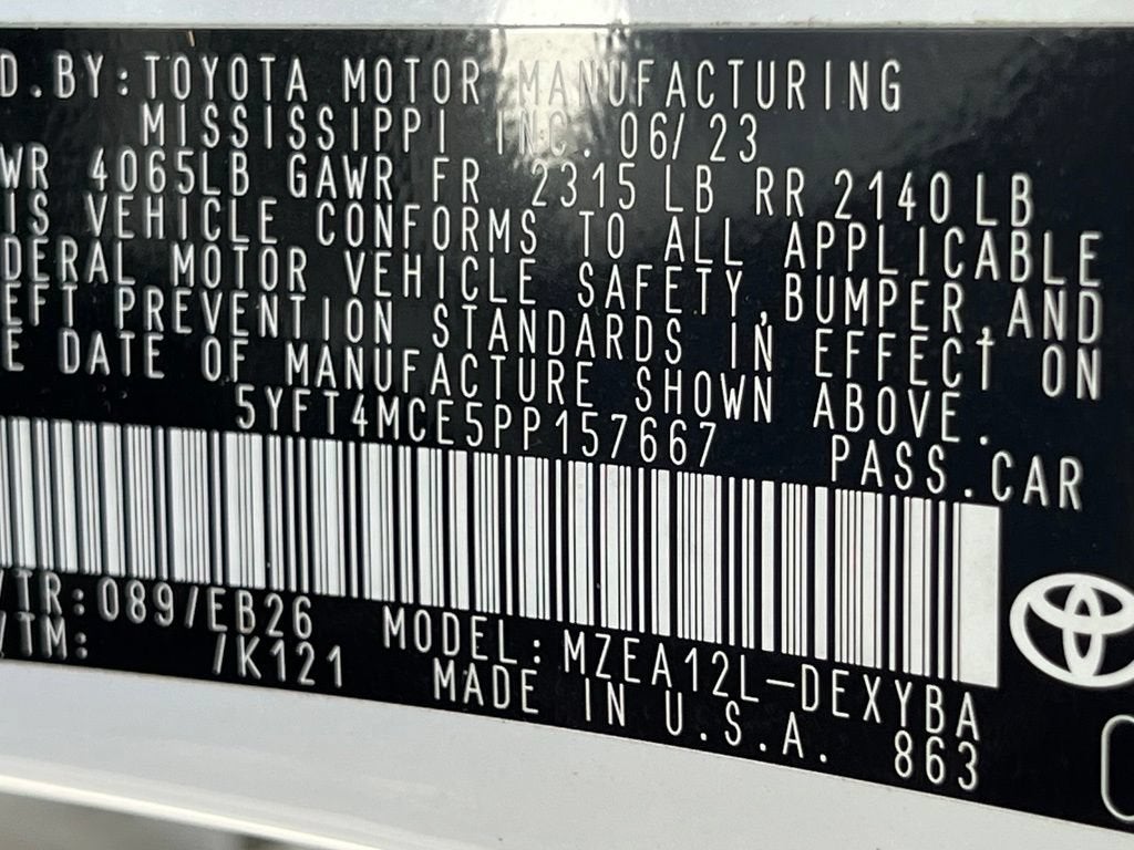 2023 Toyota Corolla XSE