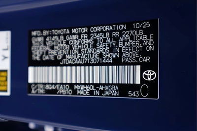2026 Toyota Prius LE