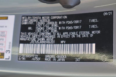 2022 Toyota 4Runner Trail Special Edition