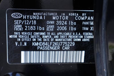 2019 Hyundai Elantra Value Edition