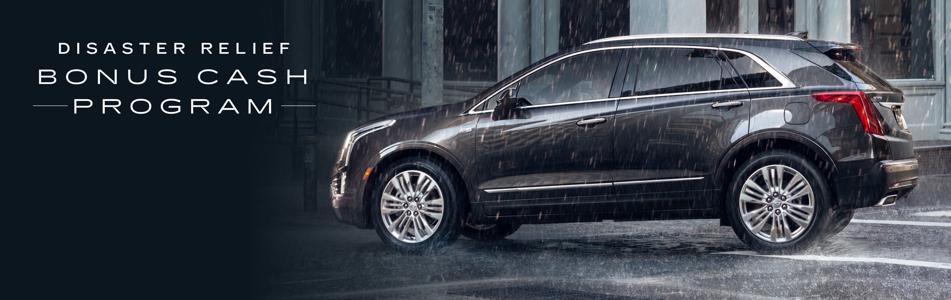 cadillac disaster relief bonus cash program