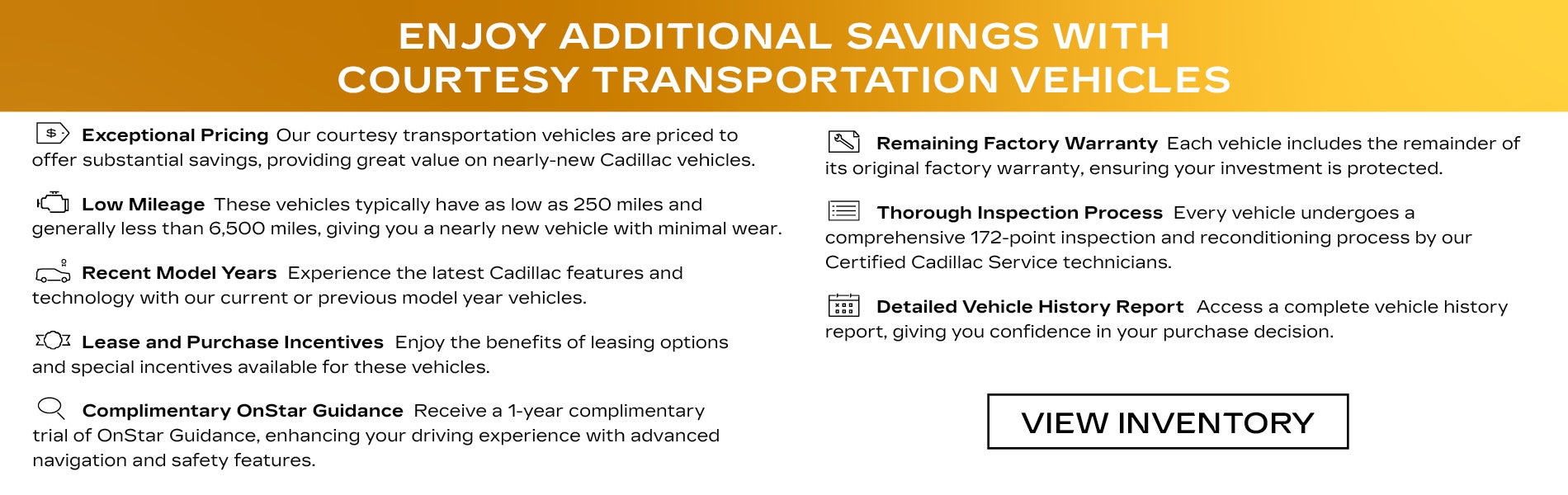 courtesy transportation vehicles