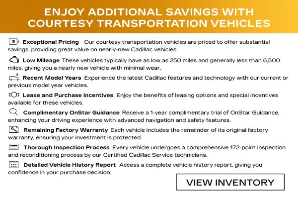 courtesy transportation vehicles