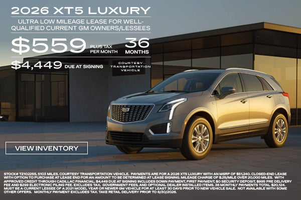 XT5 lease offer