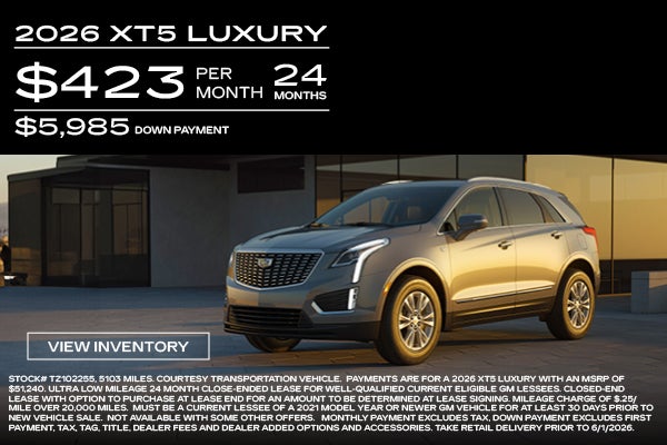 XT5 lease offer